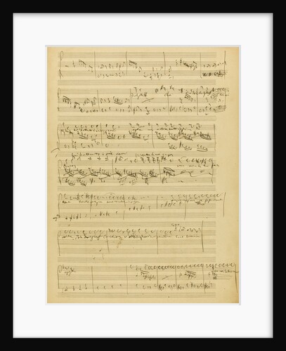 The autograph manuscript: Falstaff, opera in three acts, 1894 by Anonymous