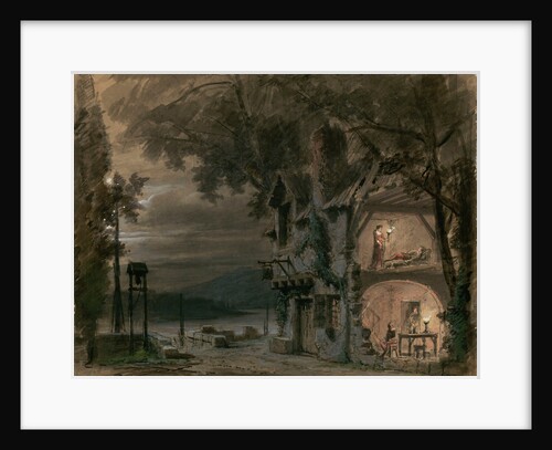 Set design for opera Rigoletto by Giuseppe Verdi. Paris, Théâtre national de lOpéra, 1885 by Anonymous