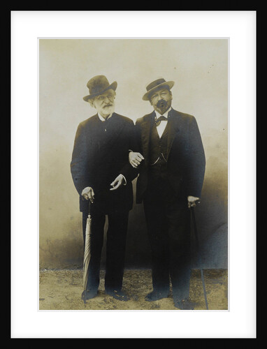 Giuseppe Verdi and Francesco Tamagno, ca 1899 by Anonymous