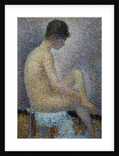 Model in profile, 1887 by Anonymous