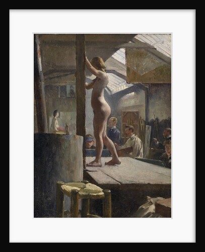 Life Class, Académie Julian, 1887-1888 by Anonymous