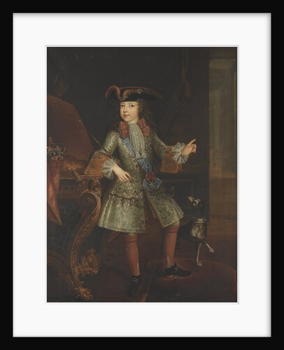 Portrait of the King Louis XV as Child, 1717 by Anonymous