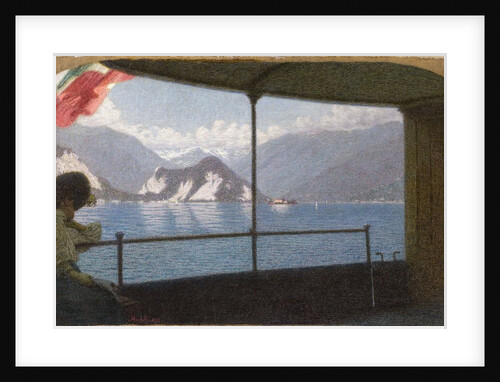 A Boat on Lake Maggiore, 1915 by Anonymous