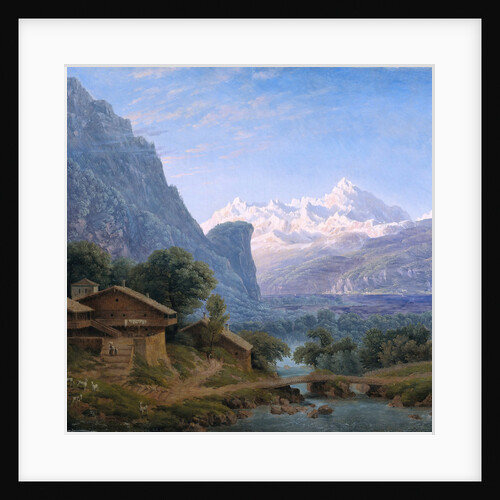 View of Mont Blanc, 1813 by Anonymous