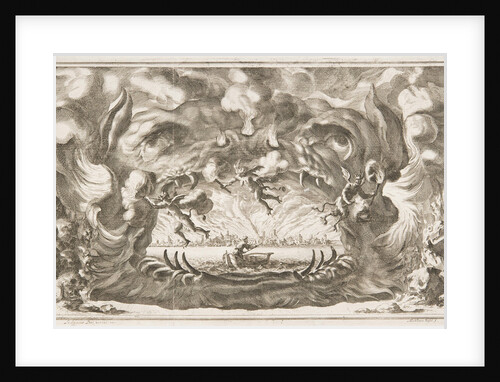 Scene from the opera Il pomo doro (The Golden Apple) of A. Cesti to the wedding of Leopold I and Ma by Anonymous
