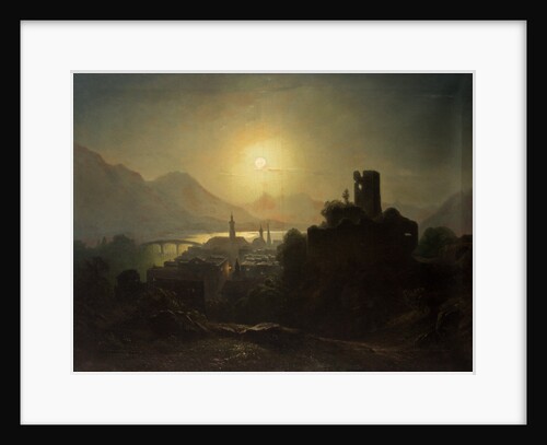Tiflis by Moonlight, 1867 by Anonymous