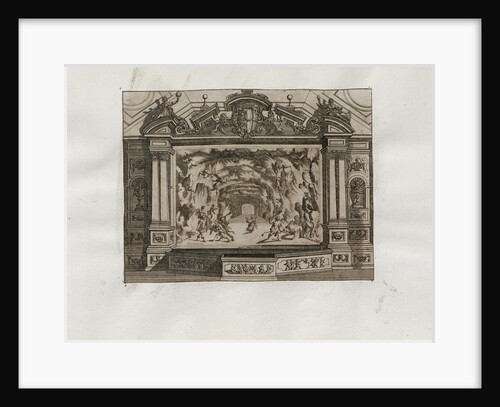Caves of the Underworld. Opera Fedra incoronata by J. C. Kerll on 24 September 1662 in Munich, 16 by Anonymous