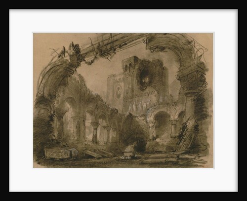 Set design for opera Macbeth by Giuseppe Verdi. Paris, Théâtre-Lyrique, 21.04.1865, 1865 by Anonymous