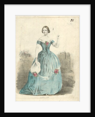 Portrait of the Soprano Jenny Lind, 1840-1842 by Anonymous