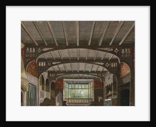 Set design for the Opera Falstaff by Giuseppe Verdi, Mariinsky Theatre in Saint Petersburg, 29.01.18 by Anonymous