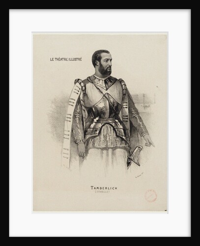 Enrico Tamberlik as Otello in opera Otello by Giuseppe Verdi, 1868-1870 by Anonymous