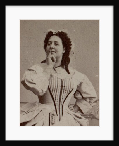 Rosina Penco as Leonora in Opera Il trovatore by Giuseppe Verdi, Teatro Apollo, Rome, 19 by Anonymous
