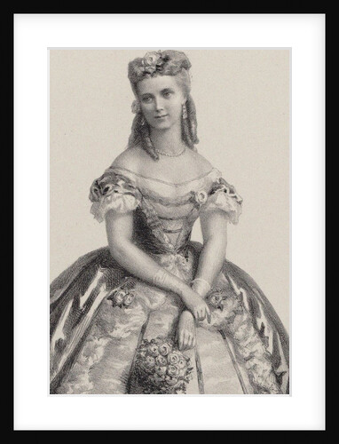 Christine Nilsson as Violetta in Opera La Traviata by Giuseppe Verdi, 1864 by Anonymous