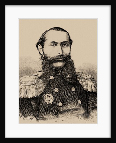 Portrait of Amand Yegorovich Struve, 1870 by Anonymous