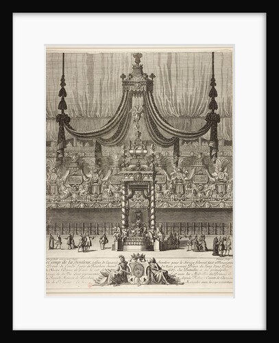 Decoration and arc de triomphe for the funeral of the Grand Condé held in Notre-Dame on March 10, 16 by Anonymous
