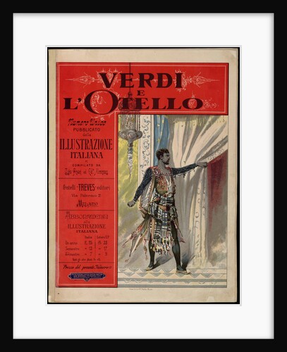 Special issue of the periodical Illustrazione Italiana, dedicated to the premiere of Otello, 1887 by Anonymous
