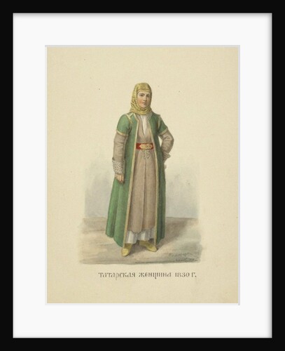 Kazan Tatar Woman of 1830 by Anonymous