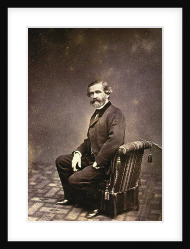 Portrait of the Composer Giuseppe Verdi, 1874 by Anonymous