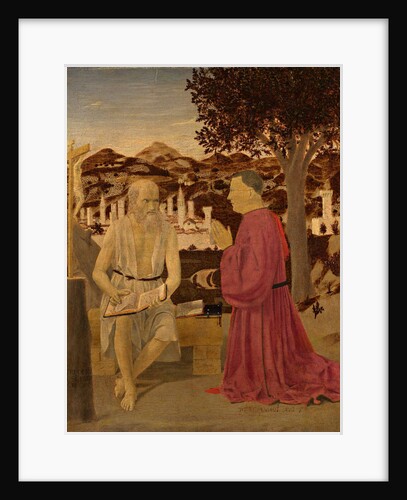Saint Jerome and a Donor, 1451 by Anonymous