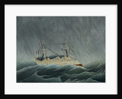 The Ship in the Tempest, ca 1899 by Anonymous