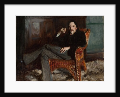 Portrait of Robert Louis Stevenson, 1887 by Anonymous