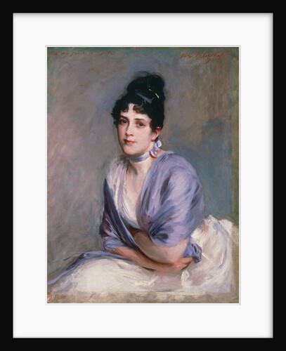 Portrait of Elizabeth Lily Millet, née Merrill, ca 1885 by Anonymous