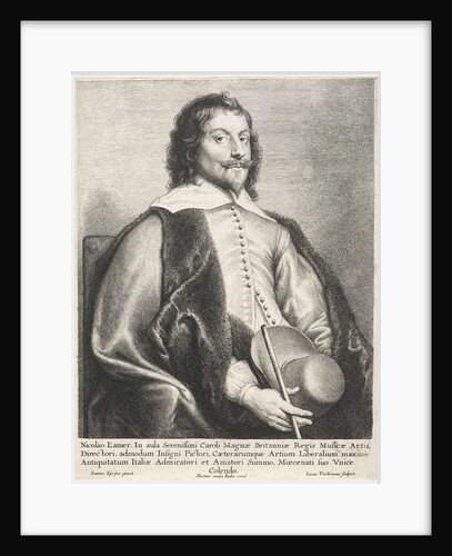 Portrait of the Composer Nicholas Lanier, First Half of 17th cen by Anonymous