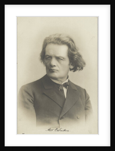 Portrait of the composer Anton Rubinstein, c. 1880 by Anonymous