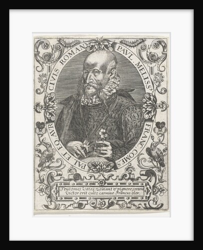 Portrait of Paul Melissus, c. 1598 by Anonymous