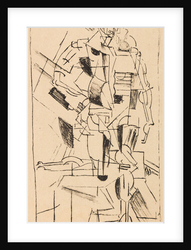 Dynamic figure. From: On New Systems in Art, 1911 by Anonymous