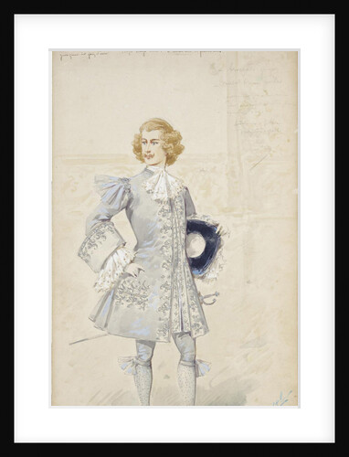 Costume design for the opera La Traviata by Giuseppe Verdi, 1899 by Anonymous