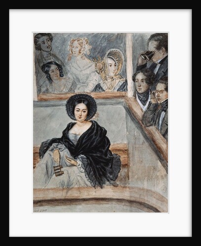 Marie Duplessis, La Dame aux Camélias, 1845 by Anonymous