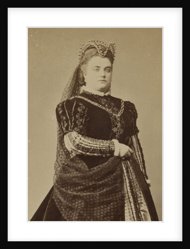 Marie Sasse as Elisabeth de Valois, in Opera Don Carlos by Giuseppe Verdi. Paris, Théâtr by Anonymous