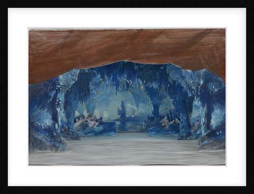 Set design for the Opera Don Carlos by Giuseppe Verdi. Paris, Théâtre de lOpéra-Le Peletier, 11.03 by Anonymous