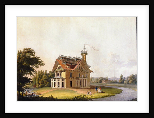 View of the summer house of Prince Nikolai Abramovich Putyatin at Kleinzschachwitz near Dresden, 181 by Anonymous