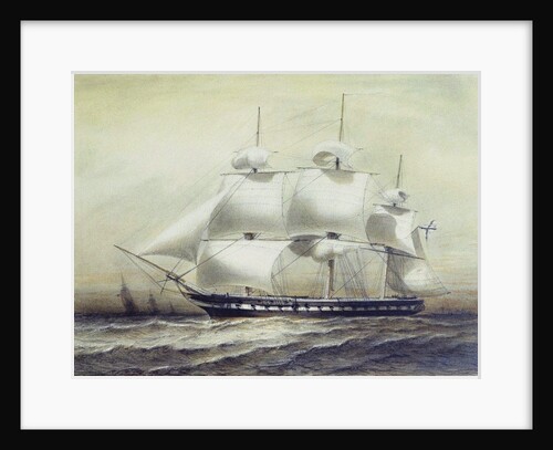Frigate Pallada, 1847 by Anonymous