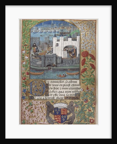 The Tower of London, the Custom House and Charles d?Orléans imprisonment in the Tower. From: Pseudo- by Anonymous