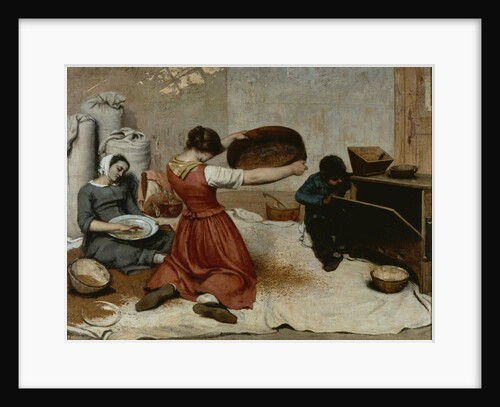 The Wheat Sifters (Les Cribleuses de Blé), 1854 by Anonymous