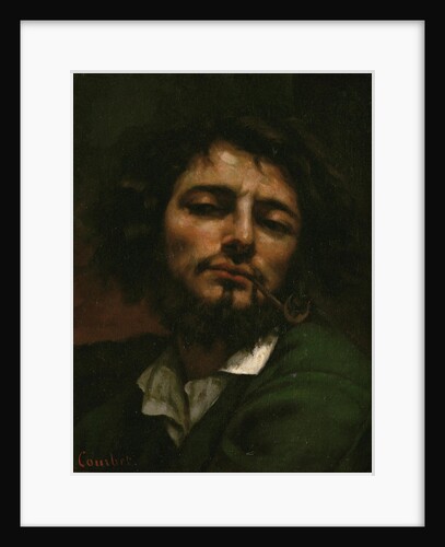 Self-Portrait with Pipe (LHomme a la pipe), 1849 by Anonymous