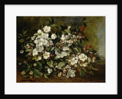 Branche de pommier en fleurs, 1872 by Anonymous