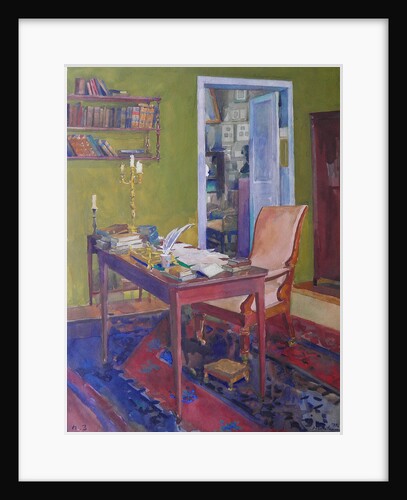 Alexander Pushkins study at the Mikhaylovskoye estate, 1950 by Anonymous