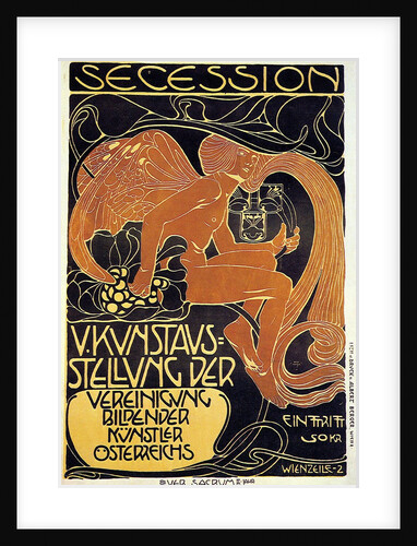 Vienna Secession, Fifth Exhibition poster, 1899 by Anonymous