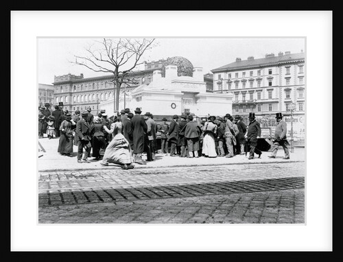 View of the Secession Exhibition Building from Gemüsemarkt, 1899 by Anonymous