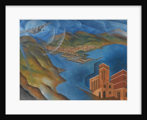 Allegoria del Golfo e del Palazzo delle Poste di La Spezia, ca 1933 by Anonymous