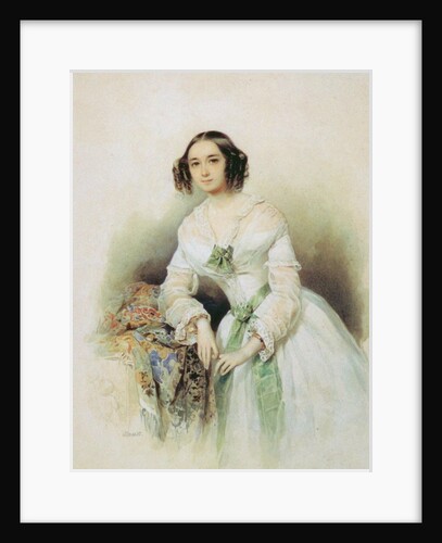 Portrait of Princess Olga Alexeevna Golitsyna, née Shcherbatova, 1847 by Anonymous