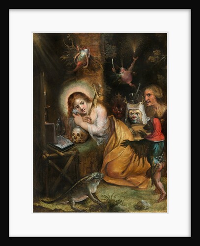 The Penitent Mary Magdalene visited by the Seven Deadly Sins, c. 1608-1610 by Anonymous