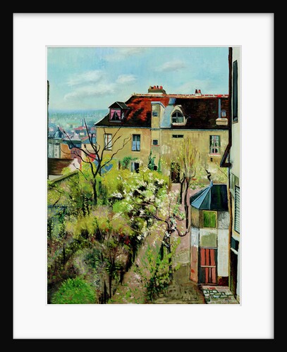 Jardin de la maison dUtrillo, 1913 by Anonymous