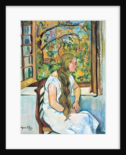 Germaine Utter at her window, 1926 by Anonymous
