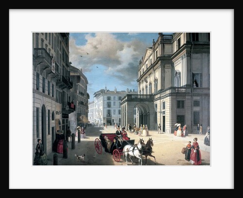 Teatro alla Scala, 1852 by Anonymous