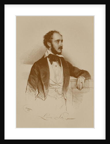 Portrait of the opera singer Lorenzo Salvi, 1839 by Anonymous